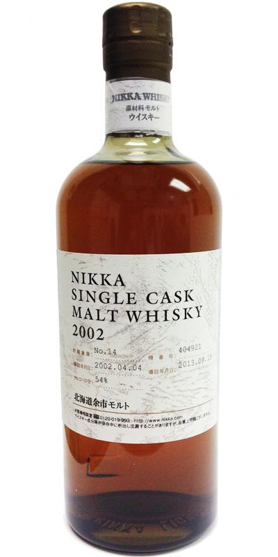 Nikka 2002  Single Cask Warehouse #14
