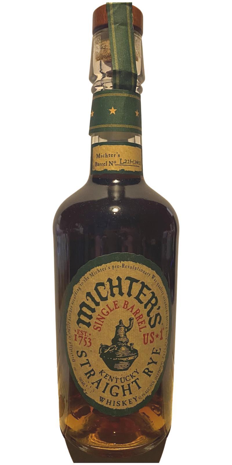 Michter's US*1 Single Barrel Straight Rye