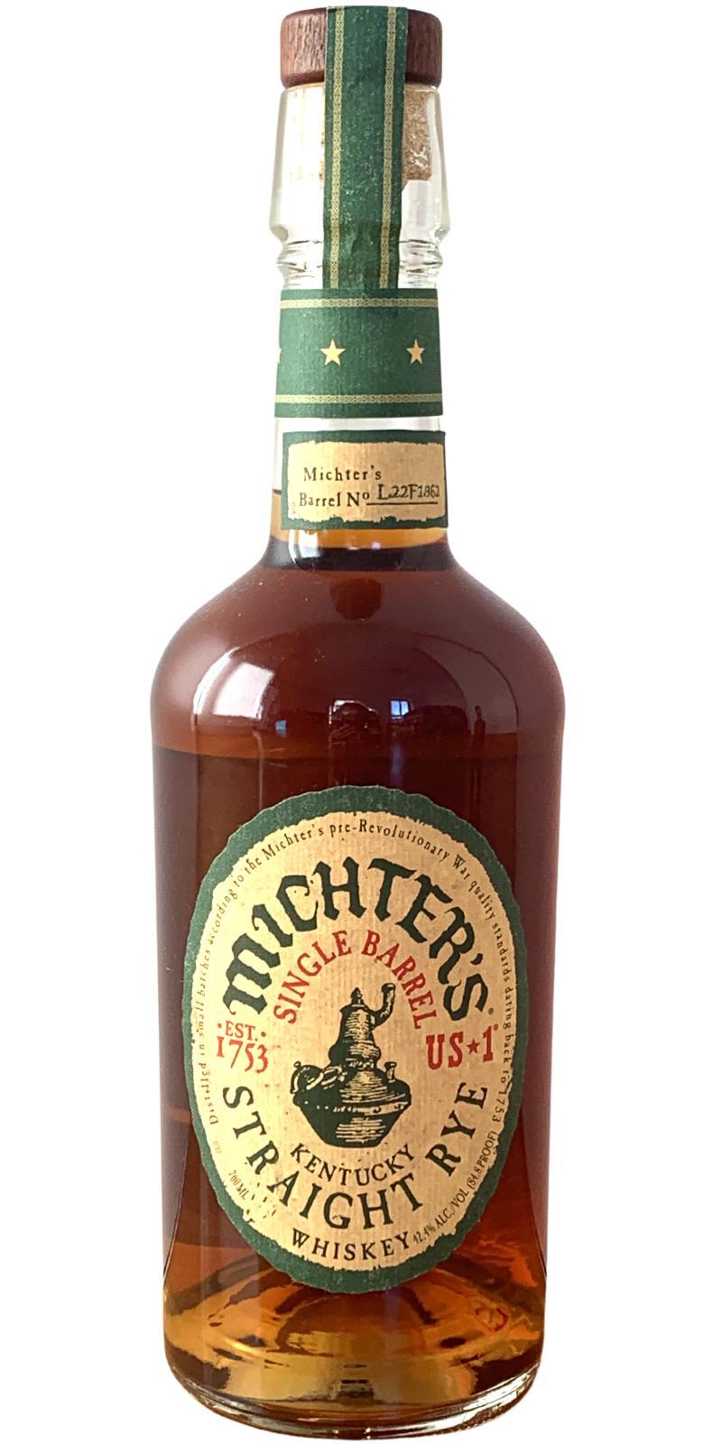 Michter's US*1 Single Barrel Straight Rye