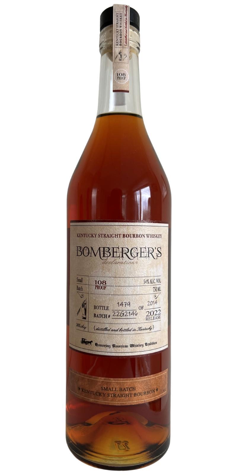 Bomberger's Declaration Small Batch - Kentucky Straight Bourbon
