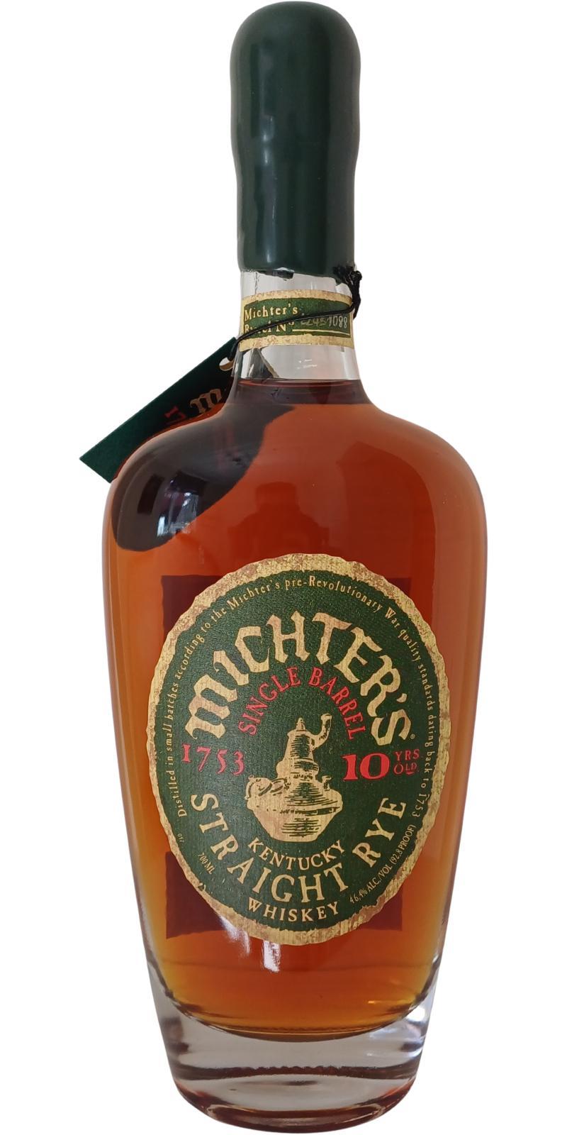 Michter's 10-year-old Old Straight Rye