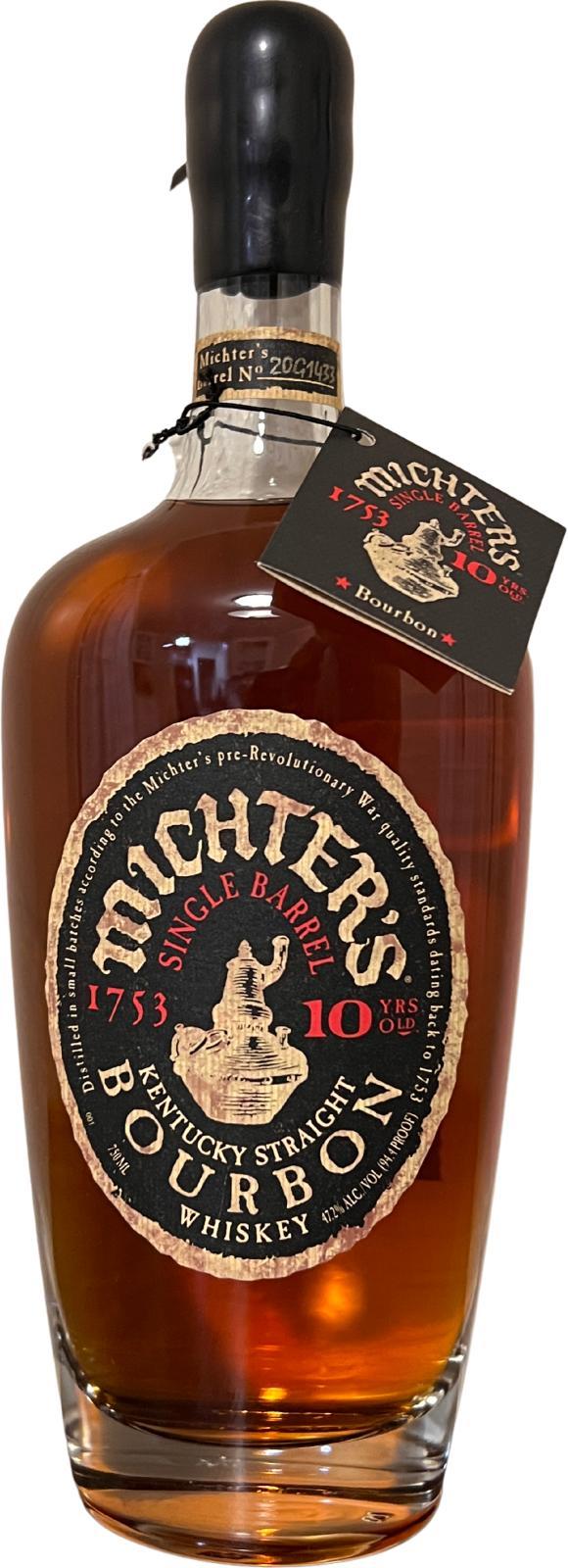 Michter's 10-year-old Single Barrel Bourbon