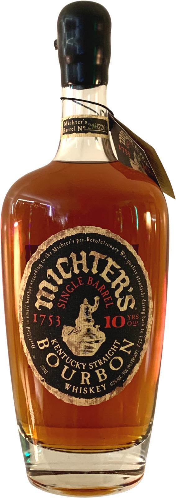 Michter's 10-year-old Single Barrel Bourbon