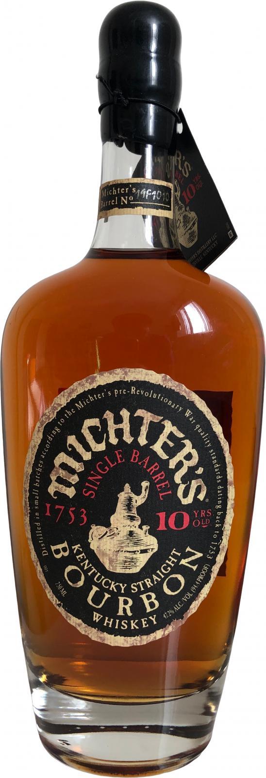 Michter's 10-year-old Single Barrel Bourbon