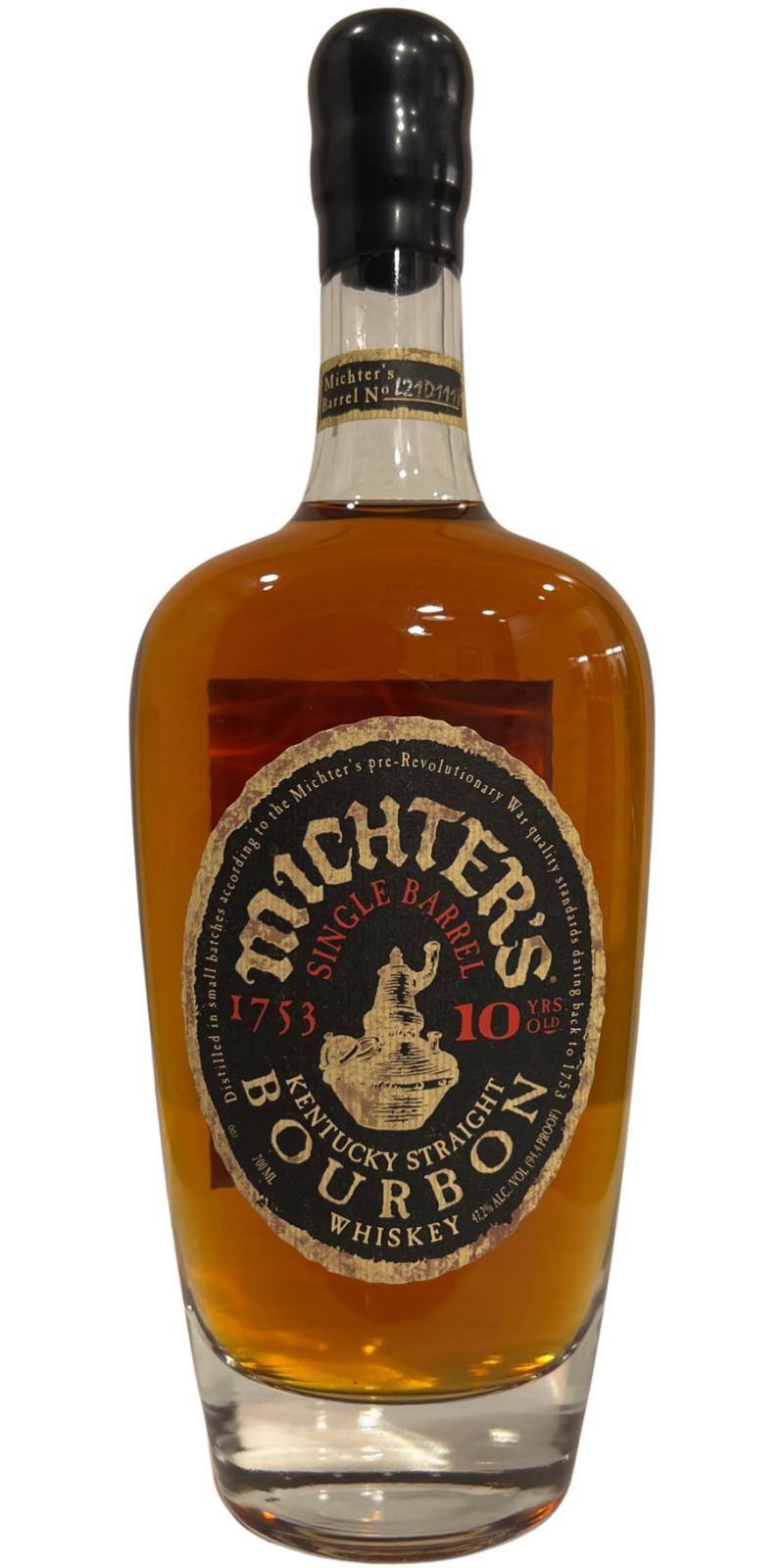 Michter's 10-year-old Single Barrel Bourbon