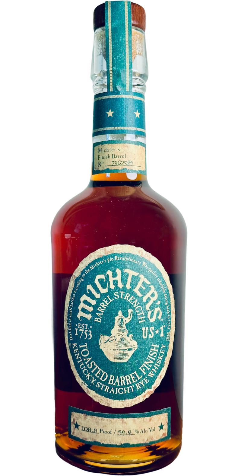 Michter's Barrel Strength Toasted Barrel Finish