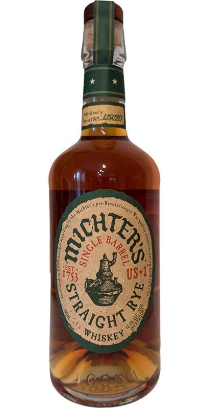 Michter's US*1 Single Barrel Straight Rye