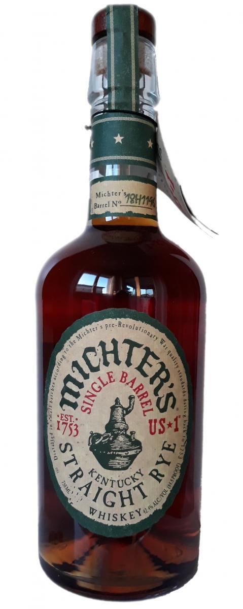 Michter's US*1 Single Barrel Straight Rye