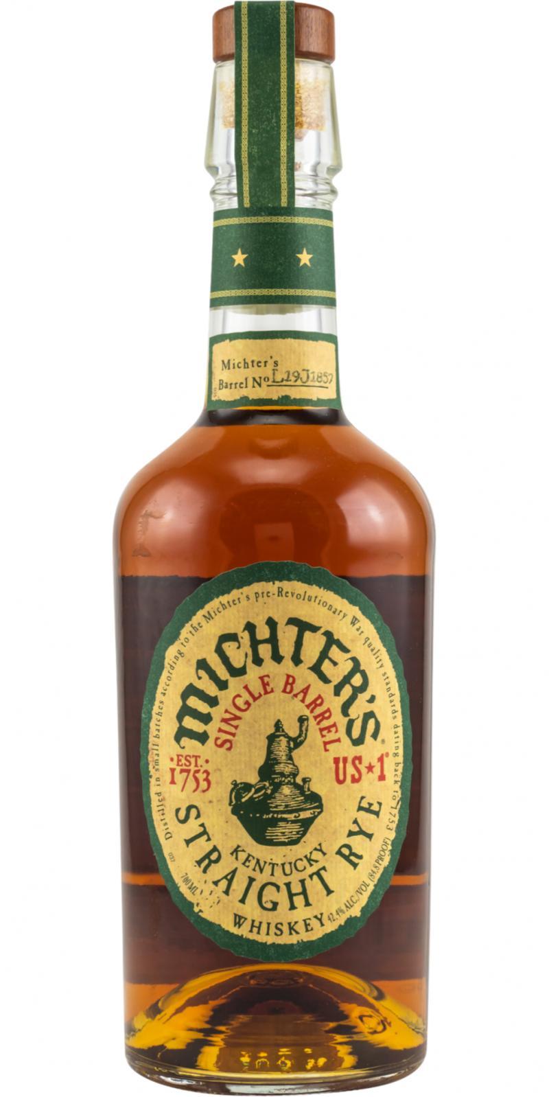 Michter's US*1 Single Barrel Straight Rye