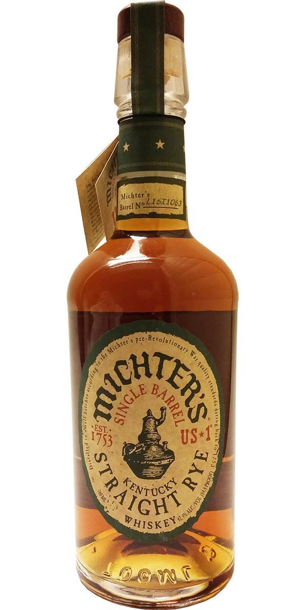 Michter's US*1 Single Barrel Straight Rye