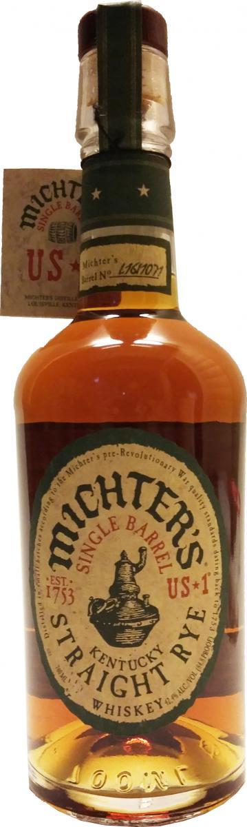 Michter's US*1 Single Barrel Straight Rye