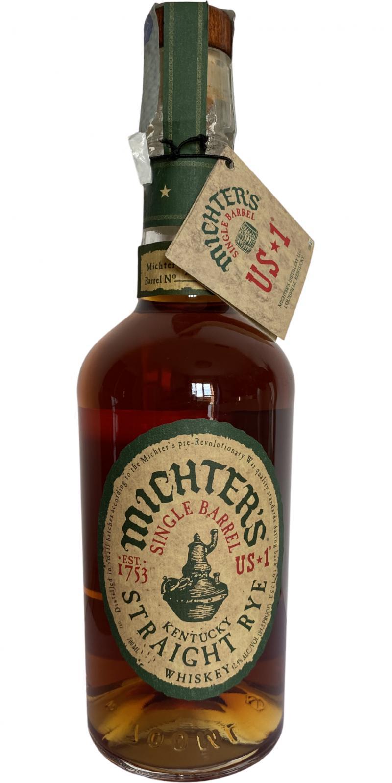 Michter's US*1 Single Barrel Straight Rye
