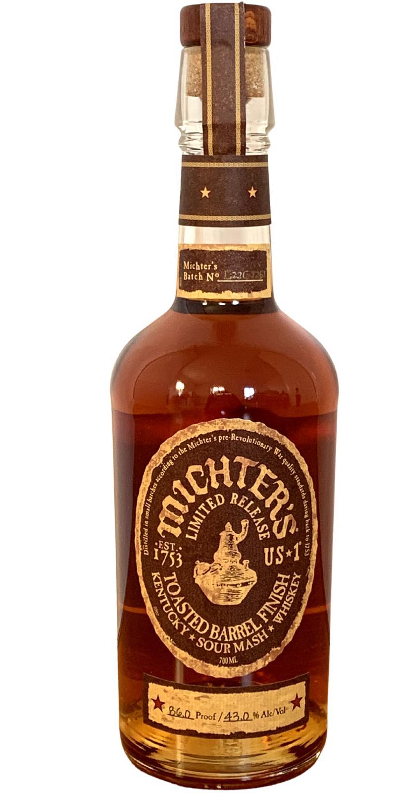 Michter's US*1 Toasted Barrel Finish Sour Mash