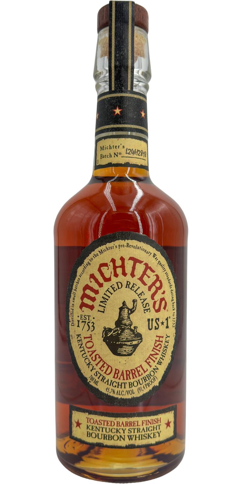 Michter's US*1 Toasted Barrel Finish Bourbon Limited Release
