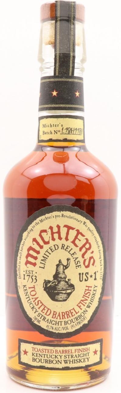Michter's US*1 Toasted Barrel Finish Bourbon Limited Release
