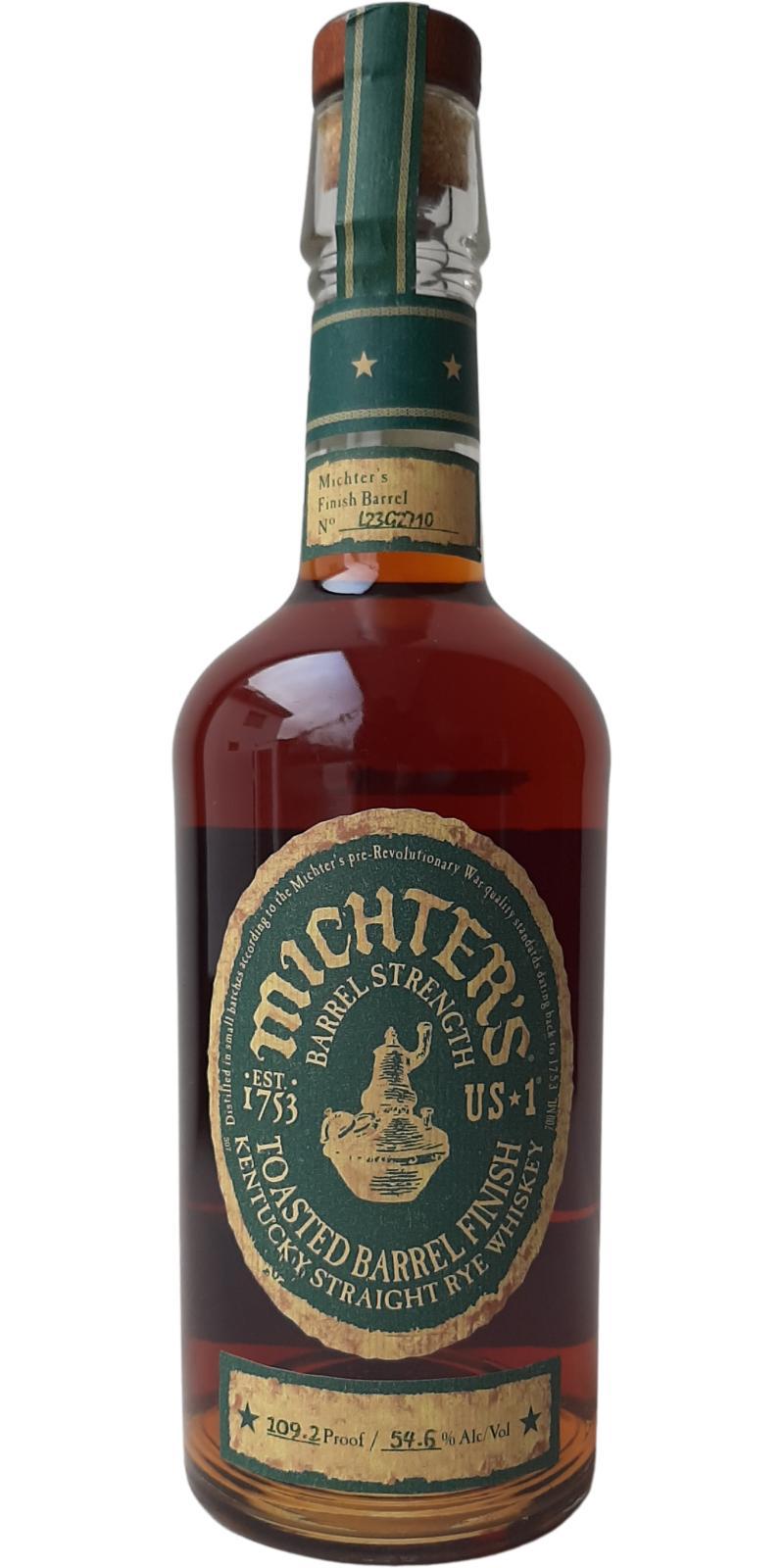 Michter's US*1 Toasted Barrel Finish Rye Barrel Strength
