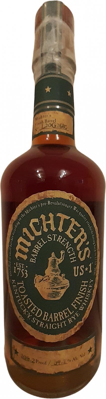 Michter's US*1 Toasted Barrel Finish Rye