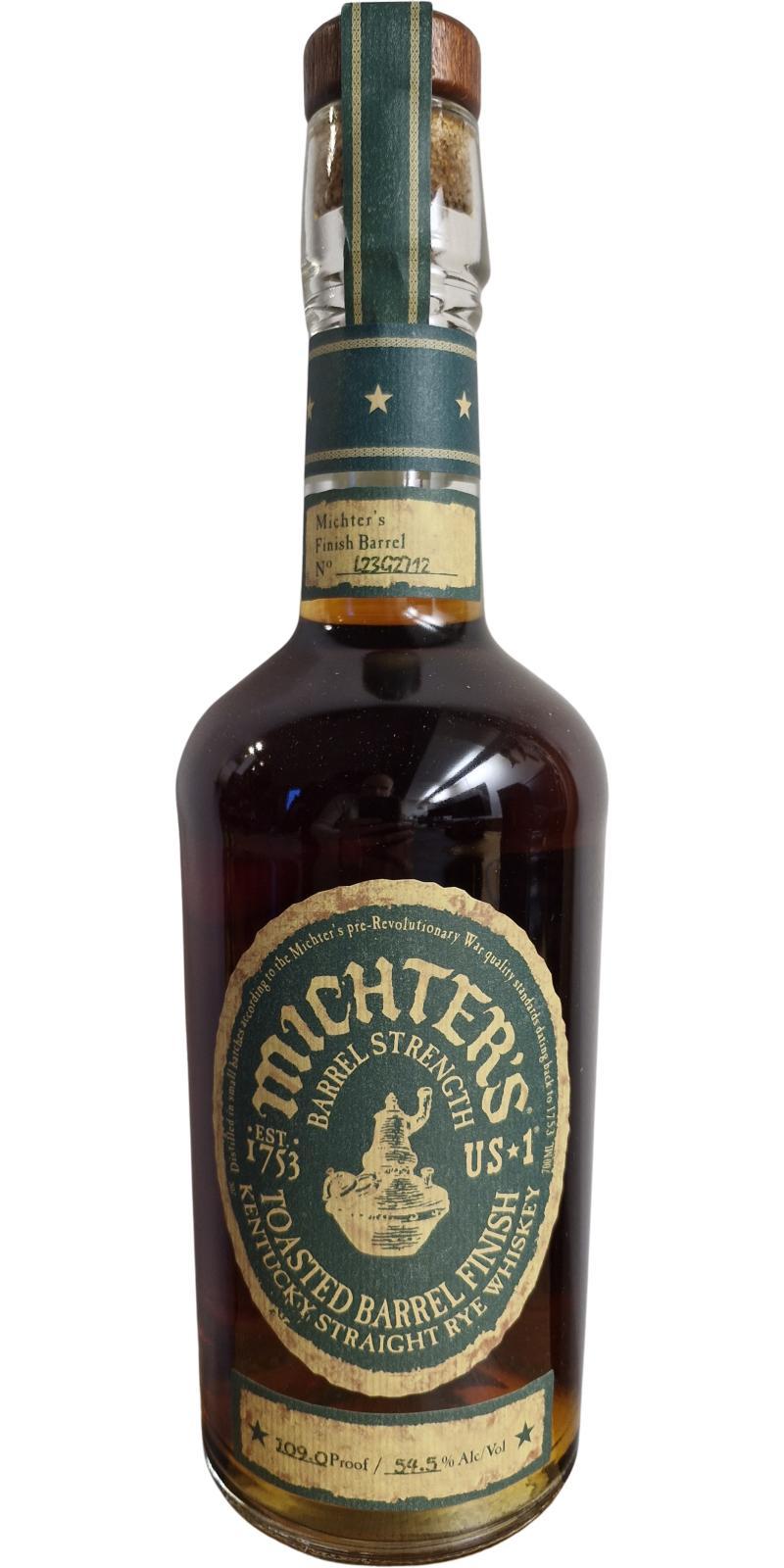 Michter's US*1 Toasted Barrel Finish Rye