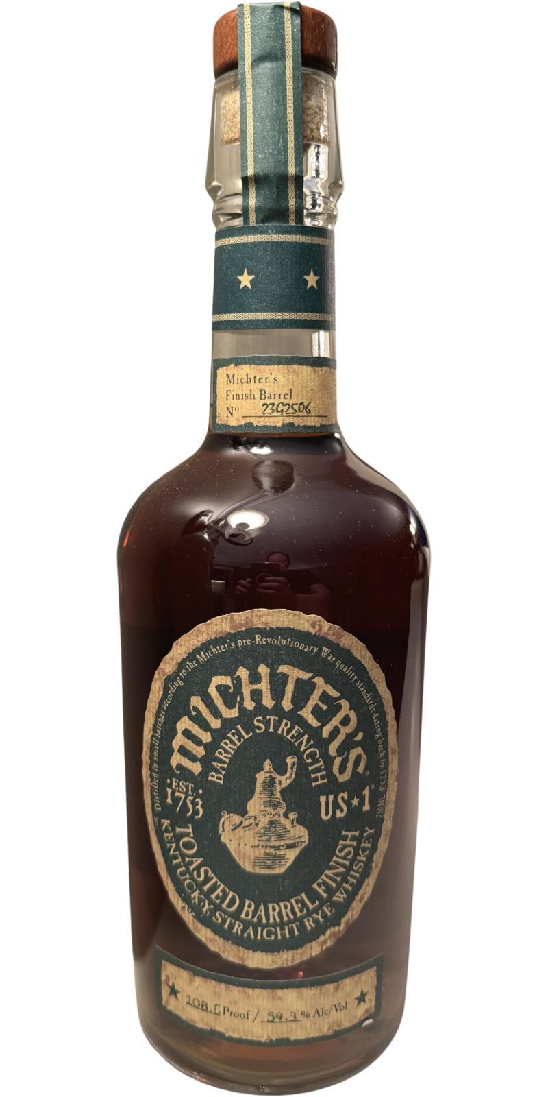Michter's US*1 Toasted Barrel Finish Rye