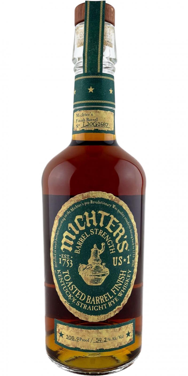 Michter's US*1 Toasted Barrel Finish Rye