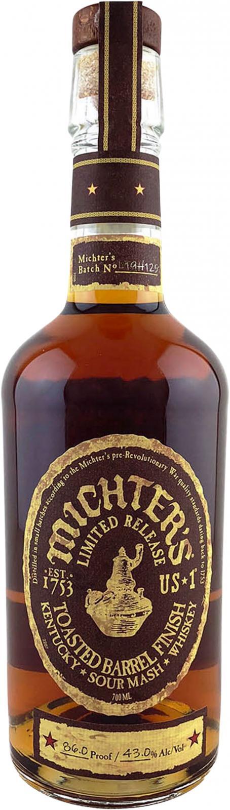 Michter's US*1 Toasted Barrel Finish Sour Mash Limited Release
