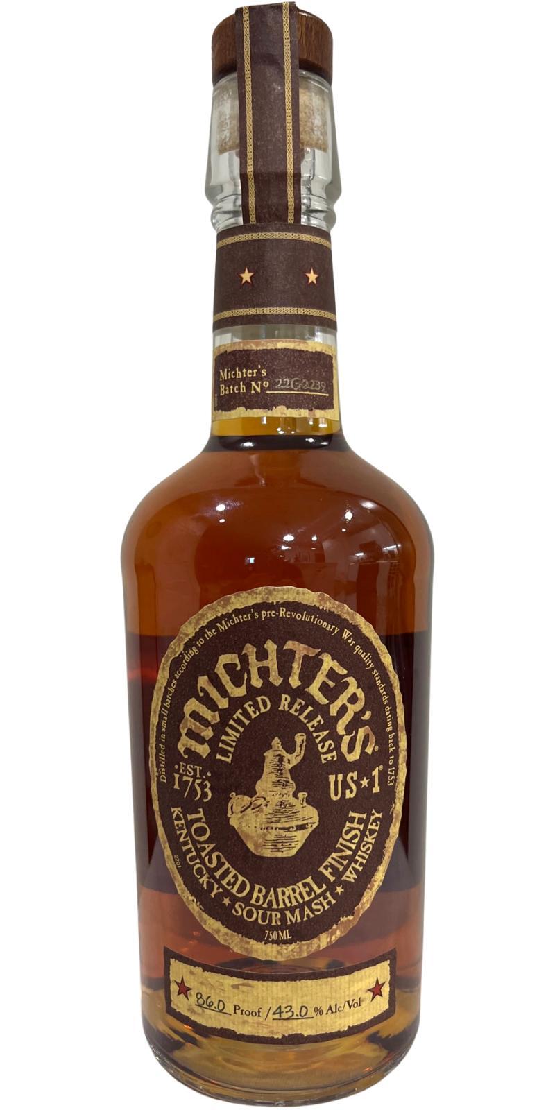 Michter's US*1 Toasted Barrel Finish Sour Mash Toasted Barrel Finish