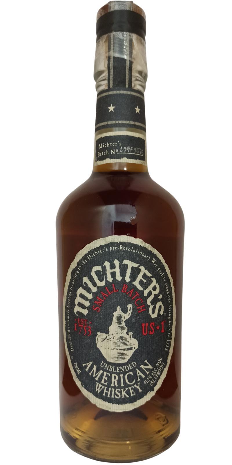 Michter's US*1 Unblended American Whiskey Small Batch
