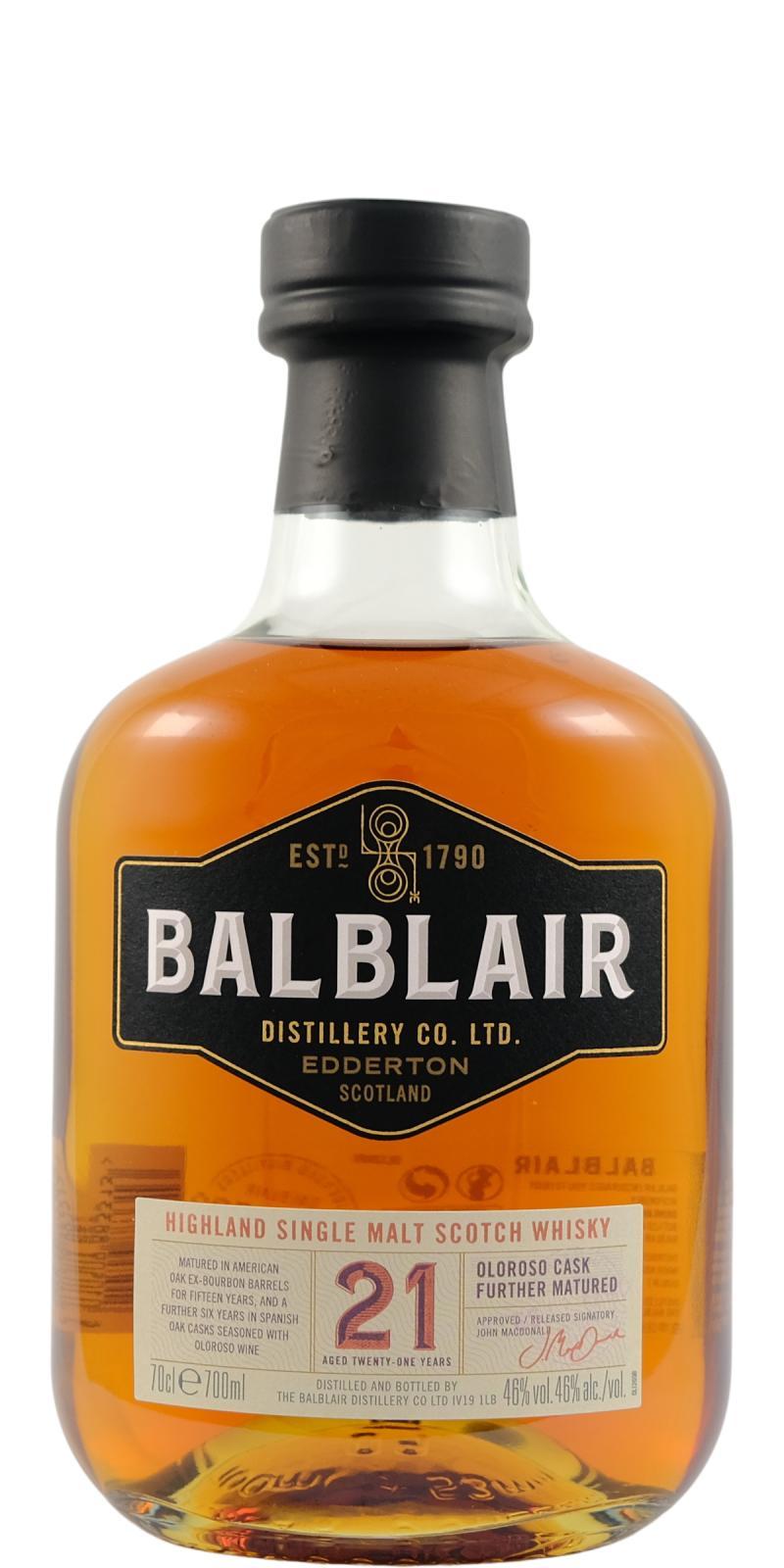 Balblair 21-year-old