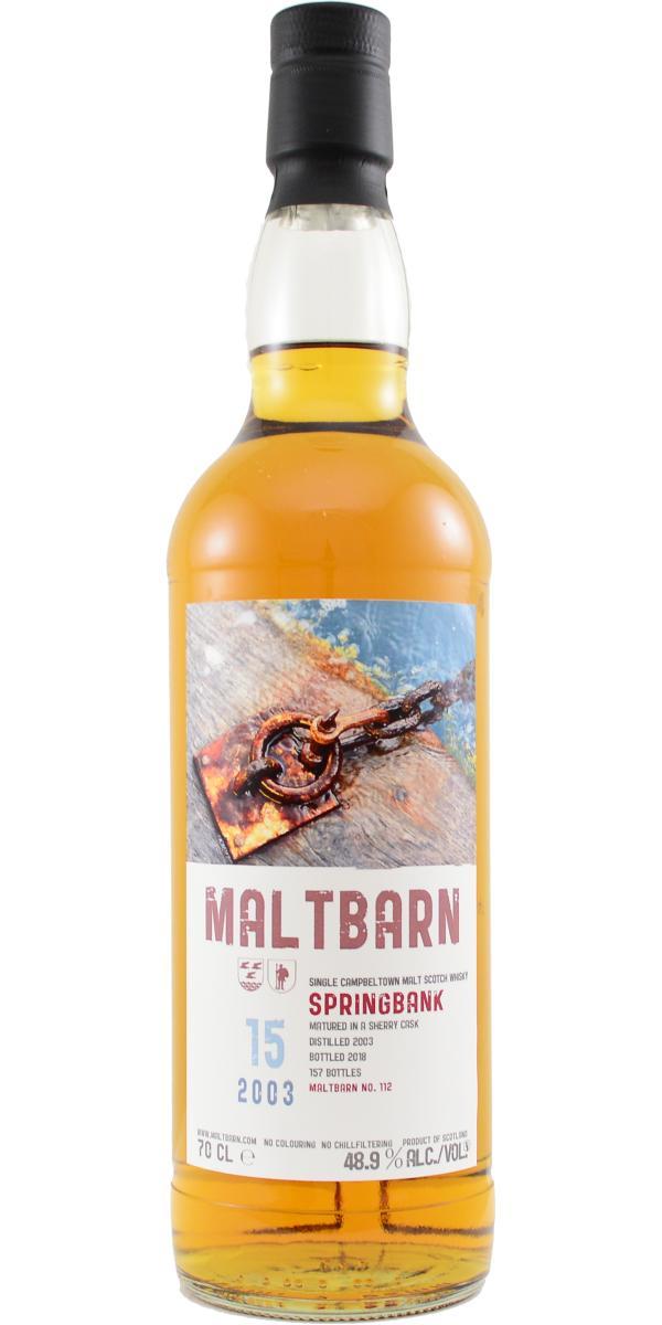 Springbank 2003 MBa No. 112