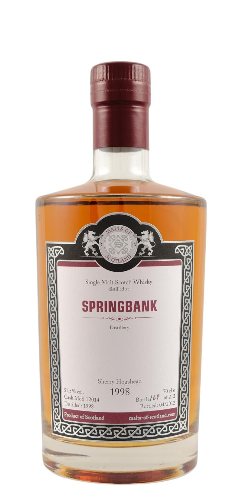 Springbank 1998 MoS