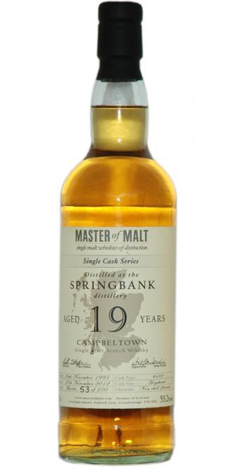 Springbank 1993 MoM Single Cask Series