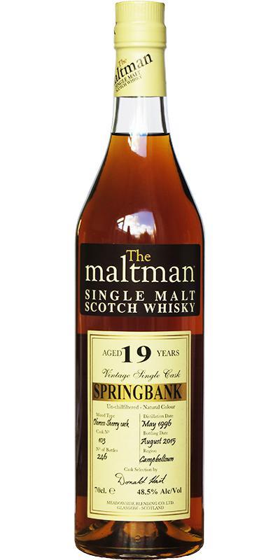 Springbank 1996 MBl The Maltman