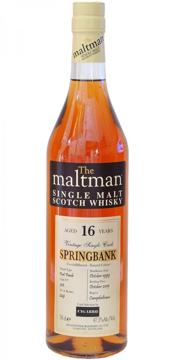 Springbank 1999 MBl The Maltman