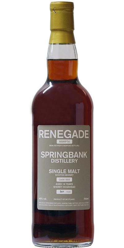 Springbank Renegade MBRPT6 MM Renegade