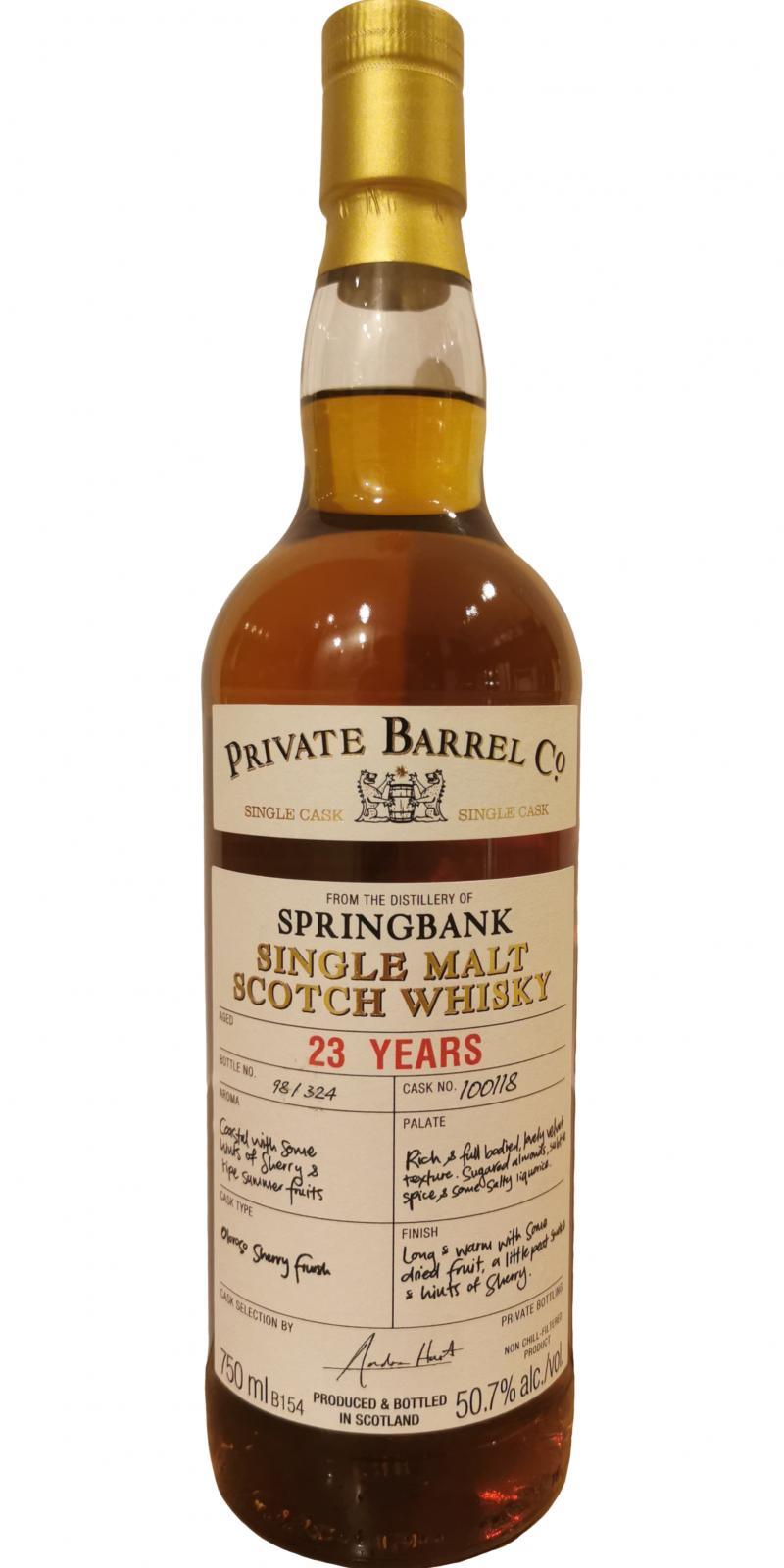 Springbank 23-year-old PBC