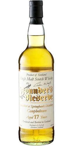 Springbank 17-year-old RC Founder's Reserve