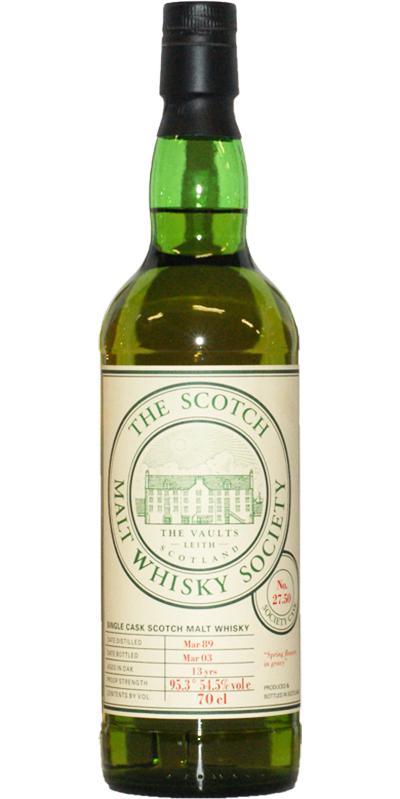 Springbank 1989 SMWS 27.50 Spring flowers in gravy