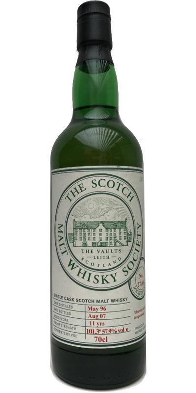 Springbank 1996 SMWS 27.66 Bracing and Invigorating