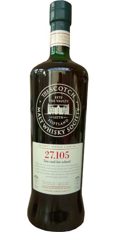 Springbank 2000 SMWS 27.105 Too cool for school