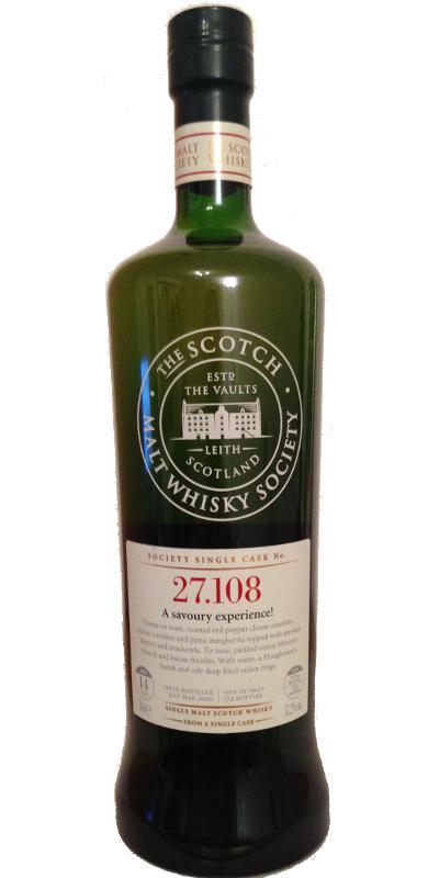 Springbank 2000 SMWS 27.108 A savoury experience!