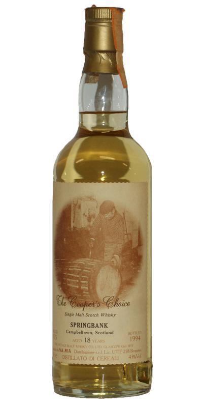 Springbank 1975 VM The Cooper's Choice