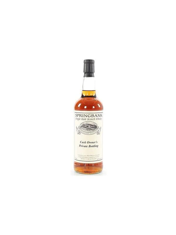 Springbank 1992 UD Private Owners Cask- Single Malt Vault