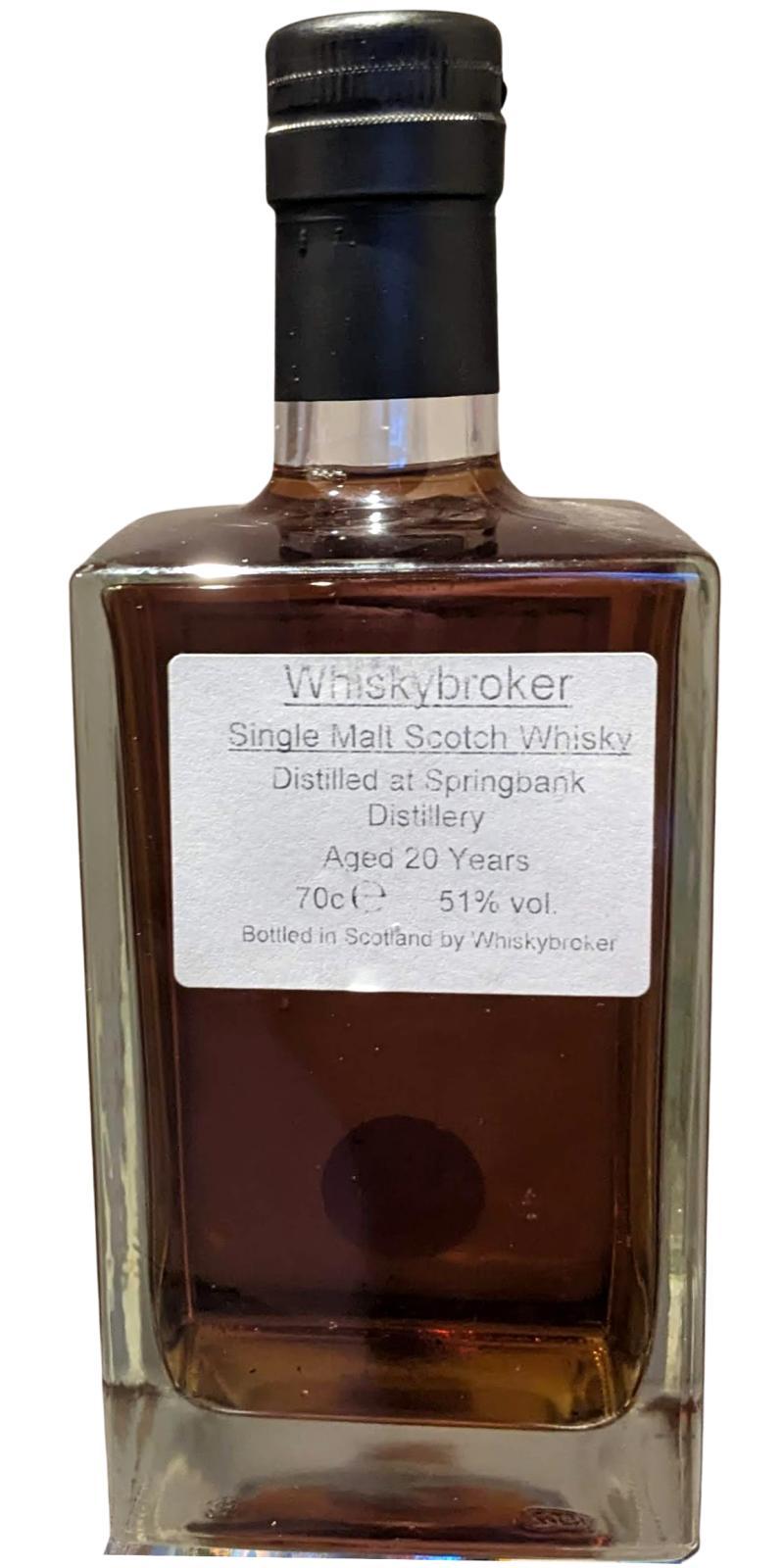 Springbank 1995 WhB Old Analyst
