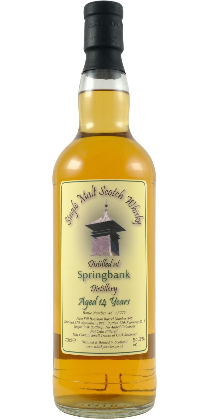 Springbank 1998 WhB