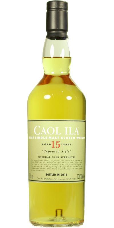 Caol Ila 15-year-old Unpeated Style - Diageo Special Releases 2016