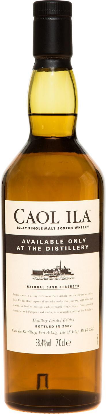 Caol Ila Available only at the Distillery Natural Cask Strength