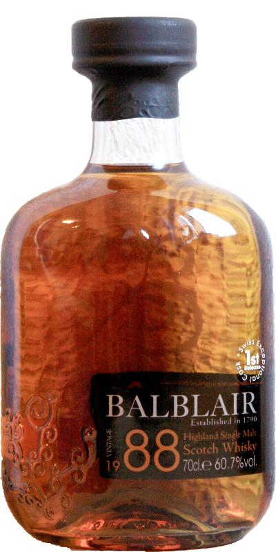 Balblair 1988 Single Cask Swiss Exceptional Cask Edition 1