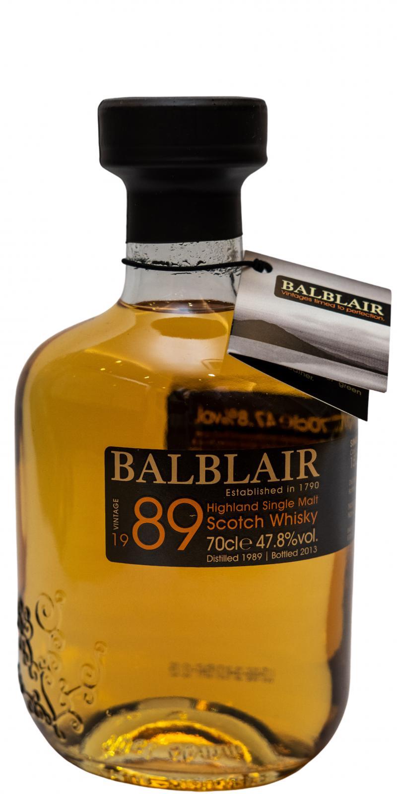 Balblair 1989 Single Cask
