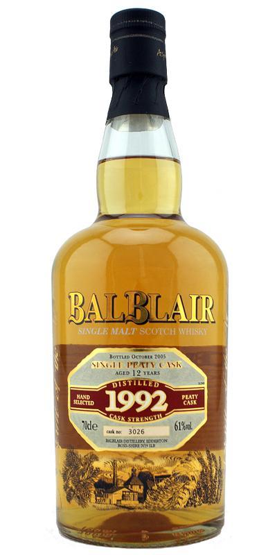 Balblair 1992 Peaty Cask
