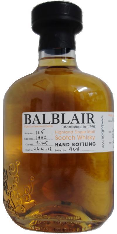Balblair 1992 Hand Bottling